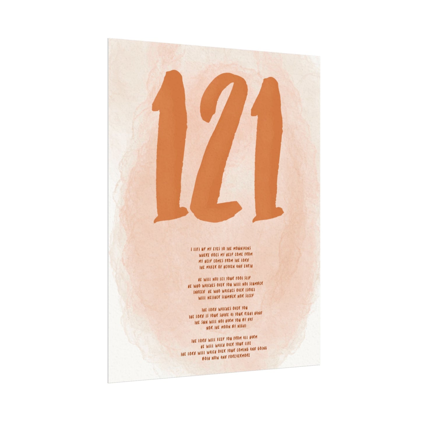 Psalms 121 Poster