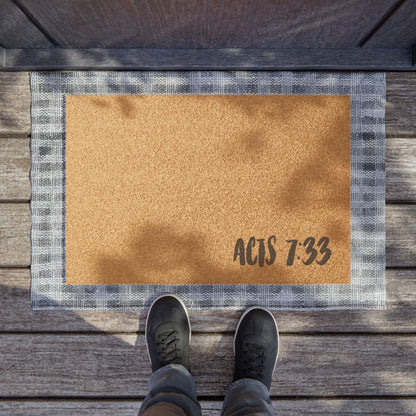 Acts 7:33 Doormat