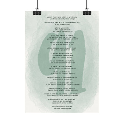 Psalms 91 Poster