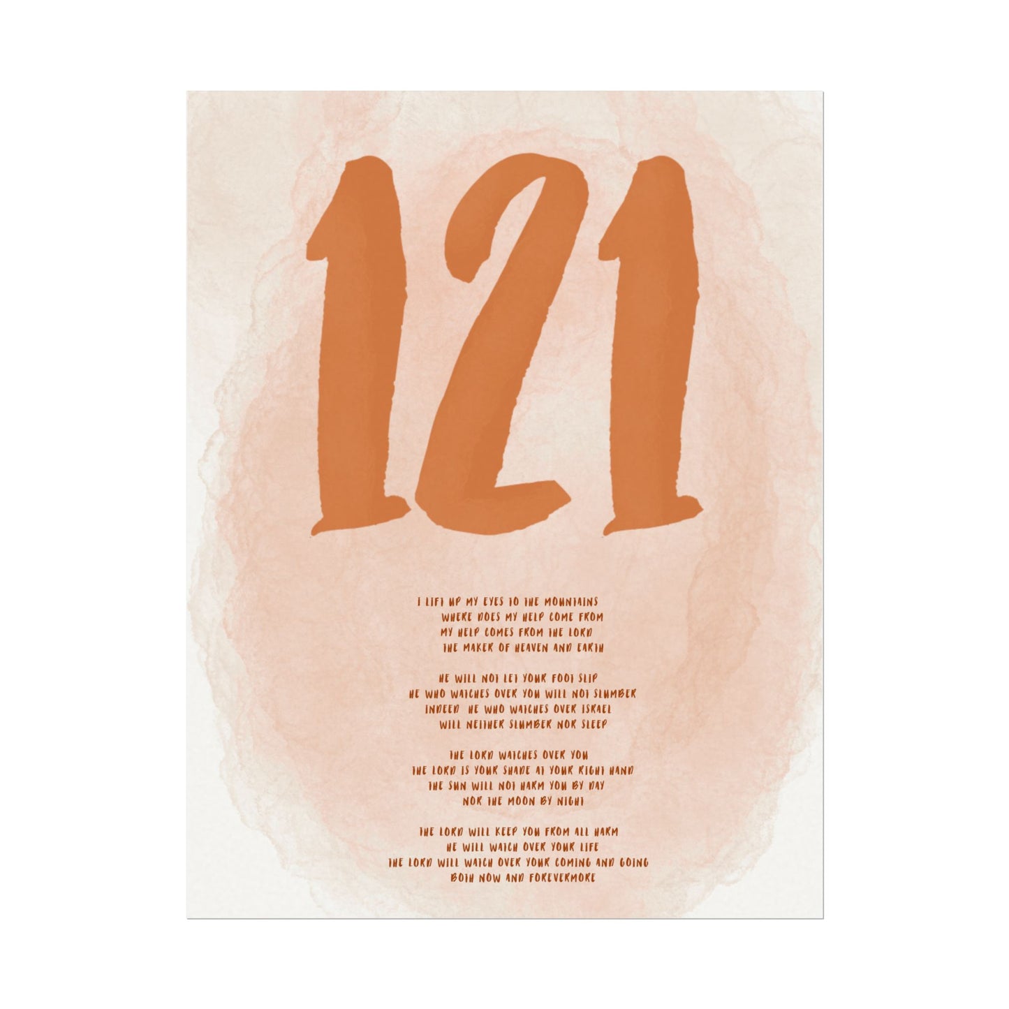 Psalms 121 Poster