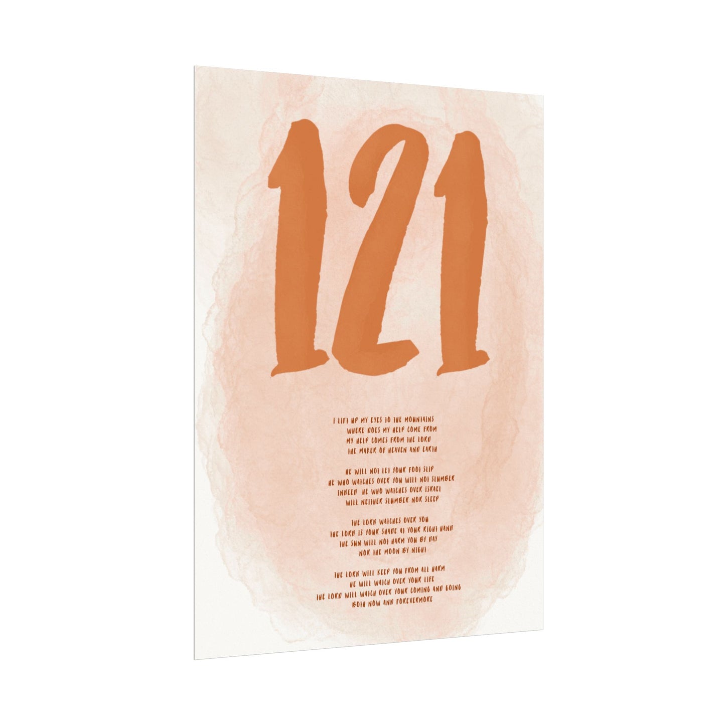 Psalms 121 Poster