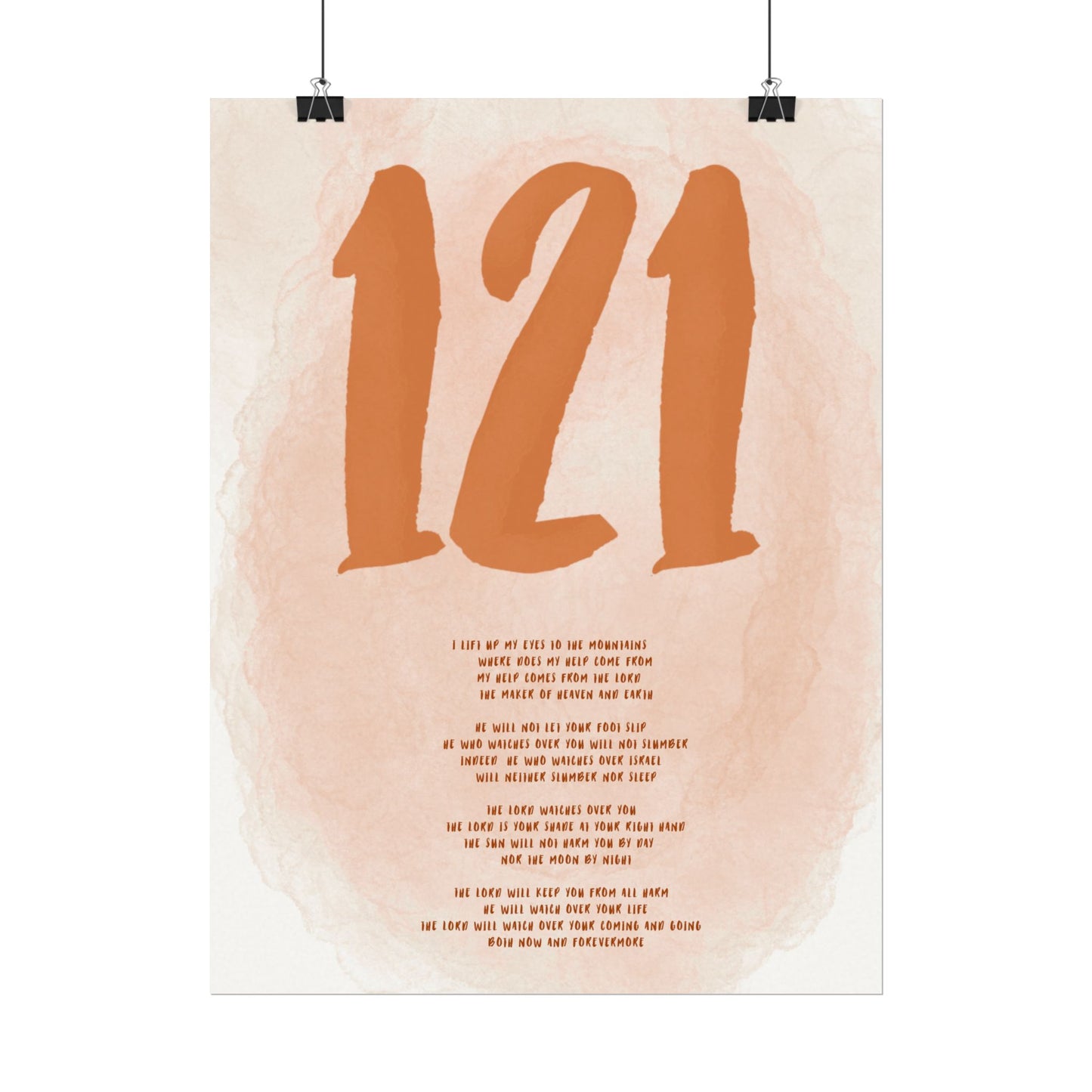 Psalms 121 Poster