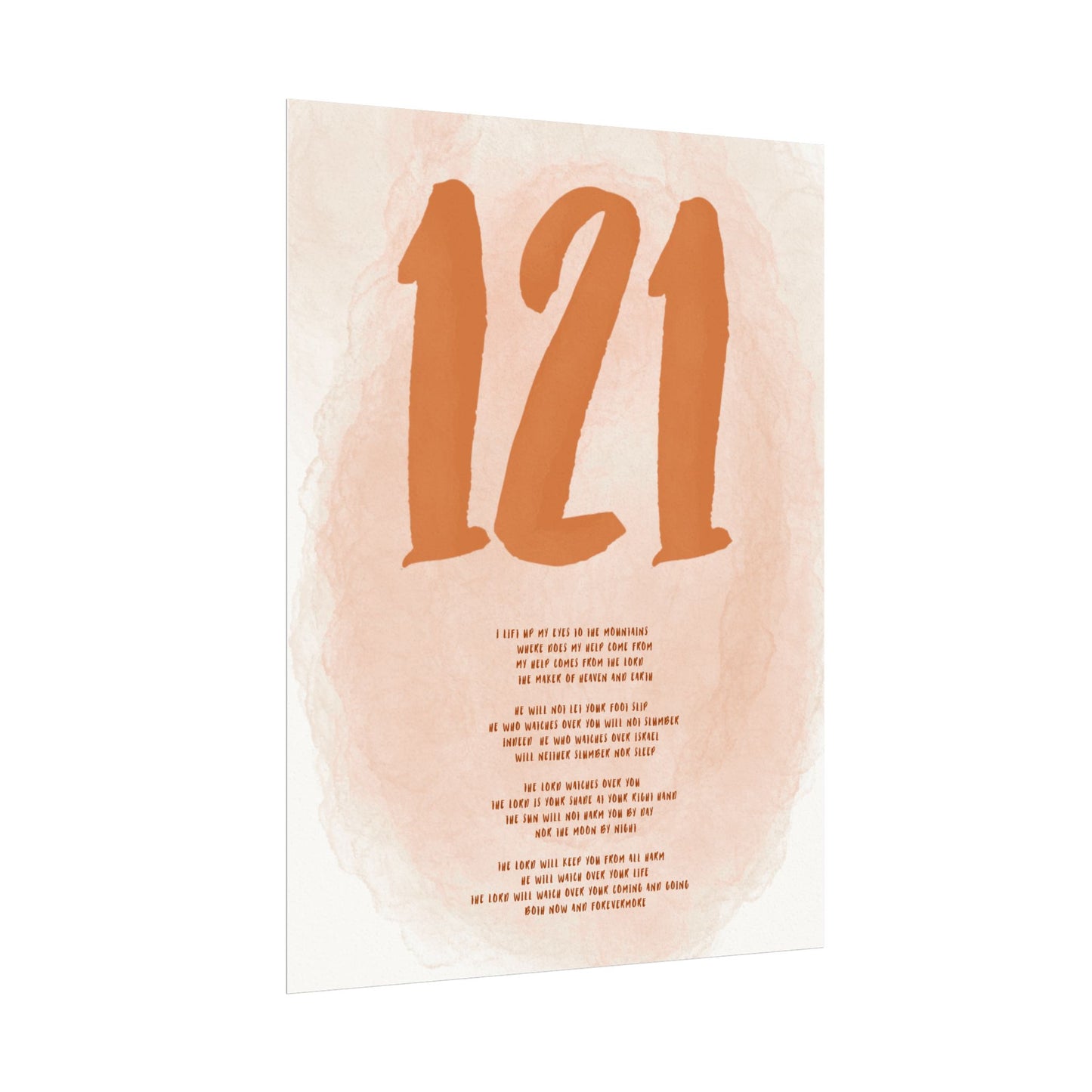 Psalms 121 Poster