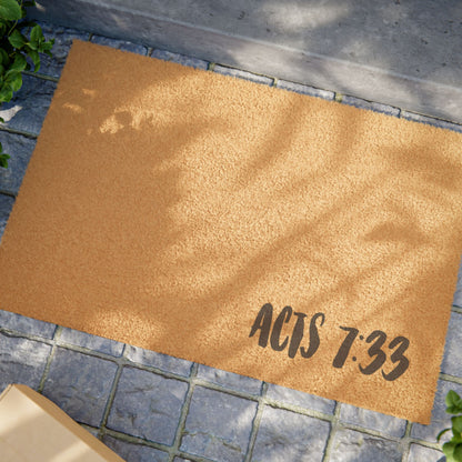 Acts 7:33 Doormat