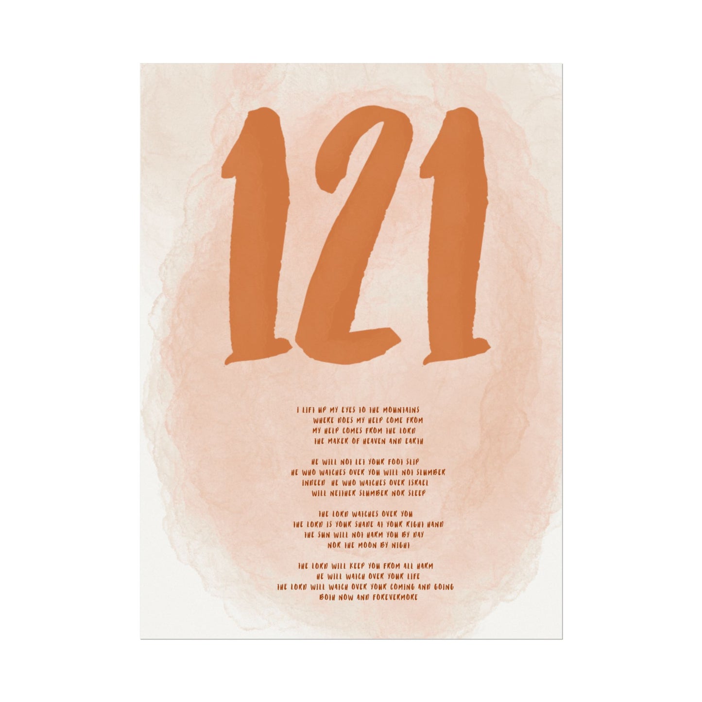 Psalms 121 Poster