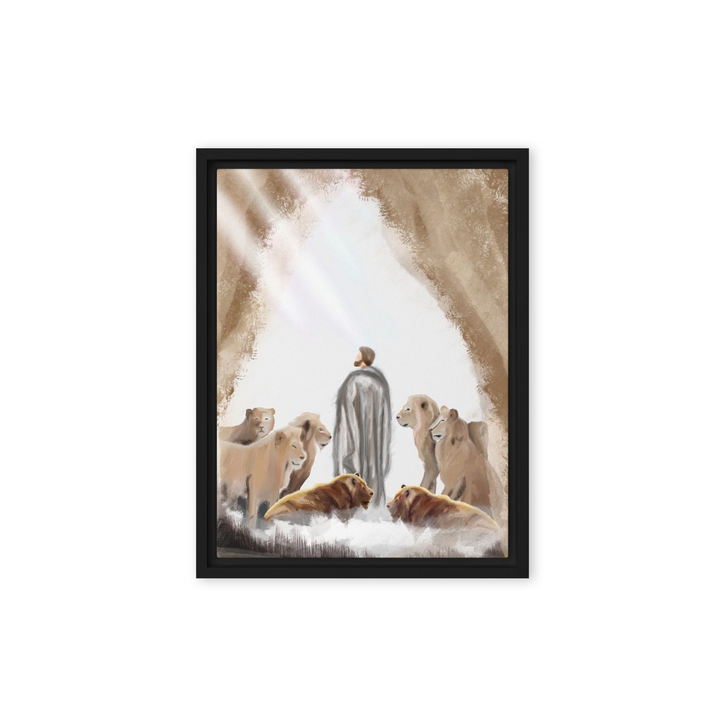 Daniel in the Lion's Den — Christian Canvas