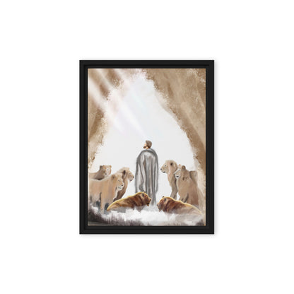 Daniel in the Lion's Den — Christian Canvas