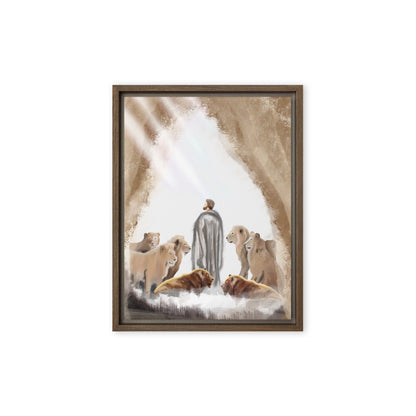 Daniel in the Lion's Den — Christian Canvas