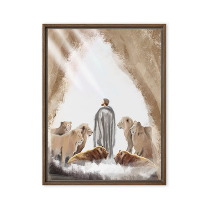 Daniel in the Lion's Den — Christian Canvas