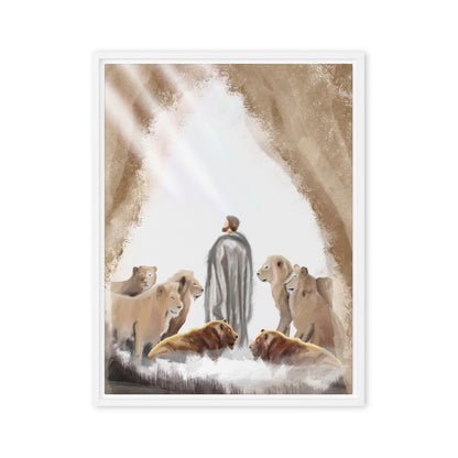 Daniel in the Lion's Den — Christian Canvas