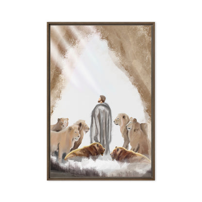 Daniel in the Lion's Den — Christian Canvas