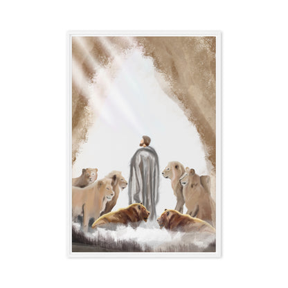 Daniel in the Lion's Den — Christian Canvas