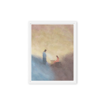Jesus and the Samaritan Woman | Living Water Canvas