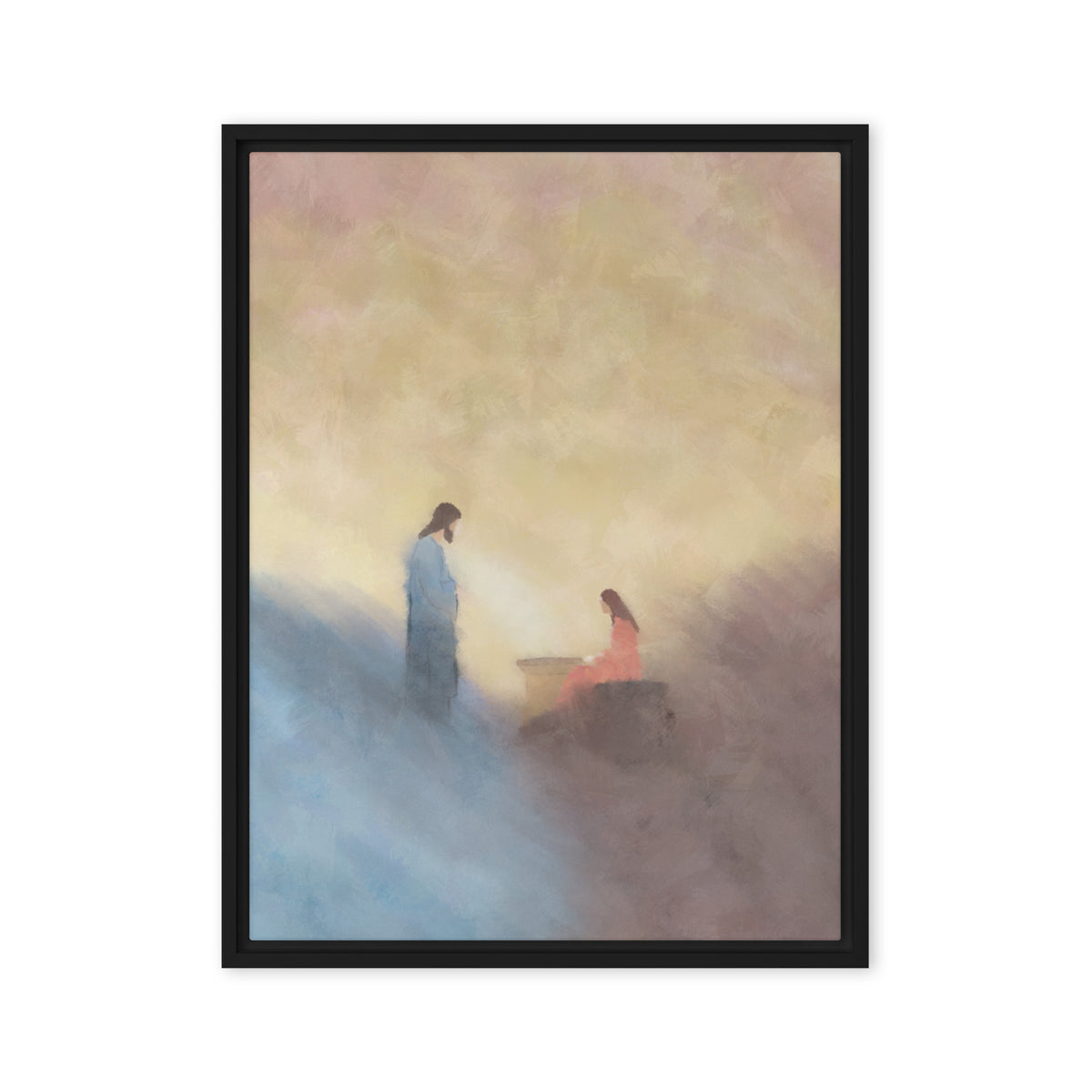 Jesus and the Samaritan Woman | Living Water Canvas