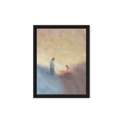 Jesus and the Samaritan Woman | Living Water Canvas