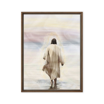 Jesus Walking — Walk in Faith Canvas