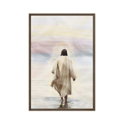 Jesus Walking — Walk in Faith Canvas