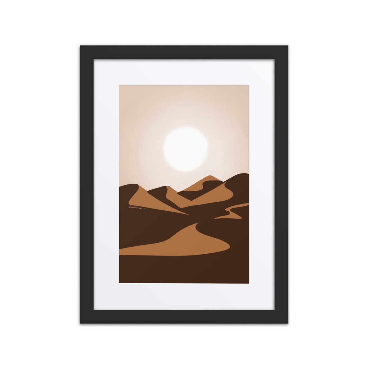 New Every Morning | Desert Sunrise Poster