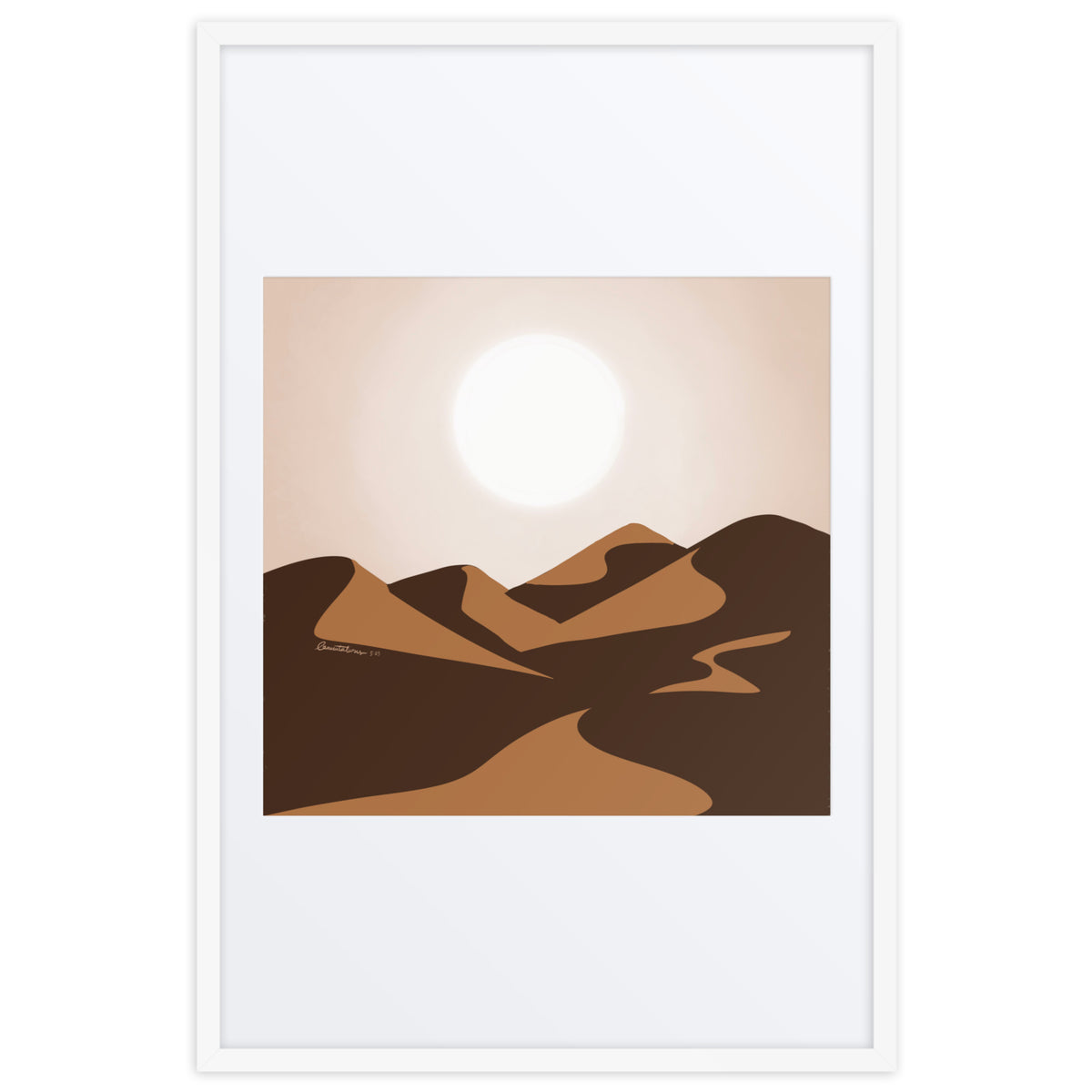 New Every Morning | Desert Sunrise Poster